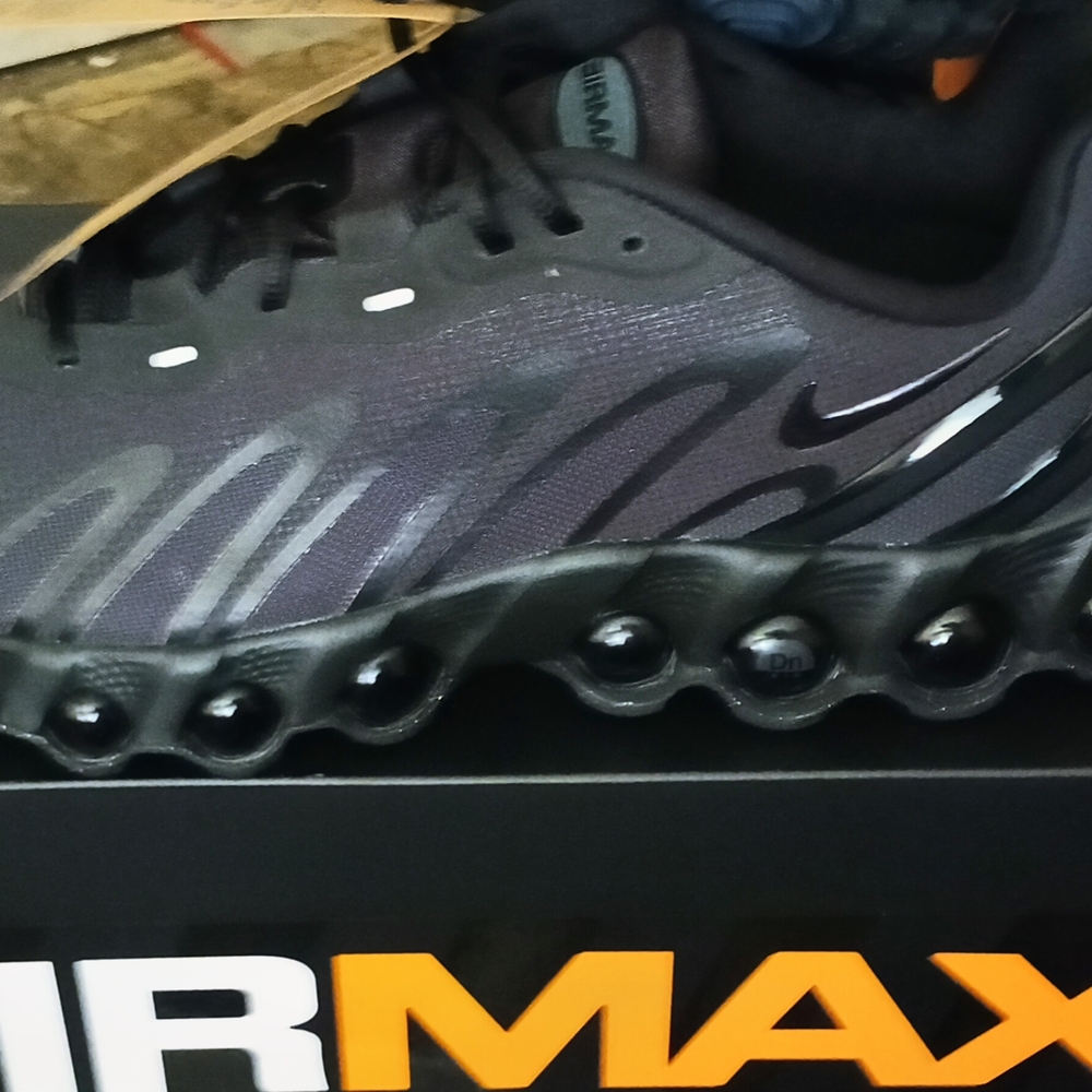 Nike Black Sneakers with Futuristic Design - Picture 2 of 5